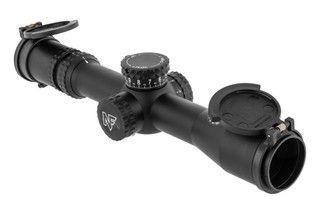 Nightforce ATACR 4-16X42mm FFP Rifle Scope with Mil-R Reticle features Tenebraex flip-up covers for lens protection